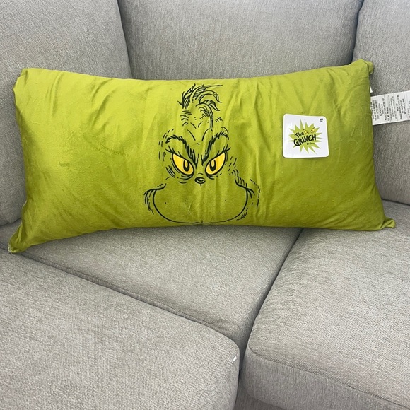 Dr. Seuss Bedding Grinch Body Pillow Grinch Face On The Front
